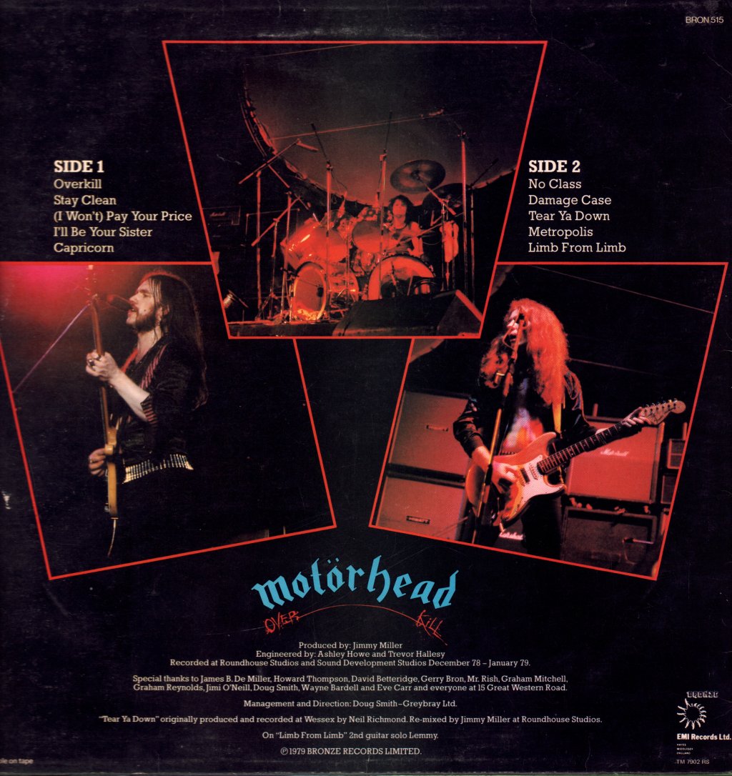 Motorhead - Overkill - Lp