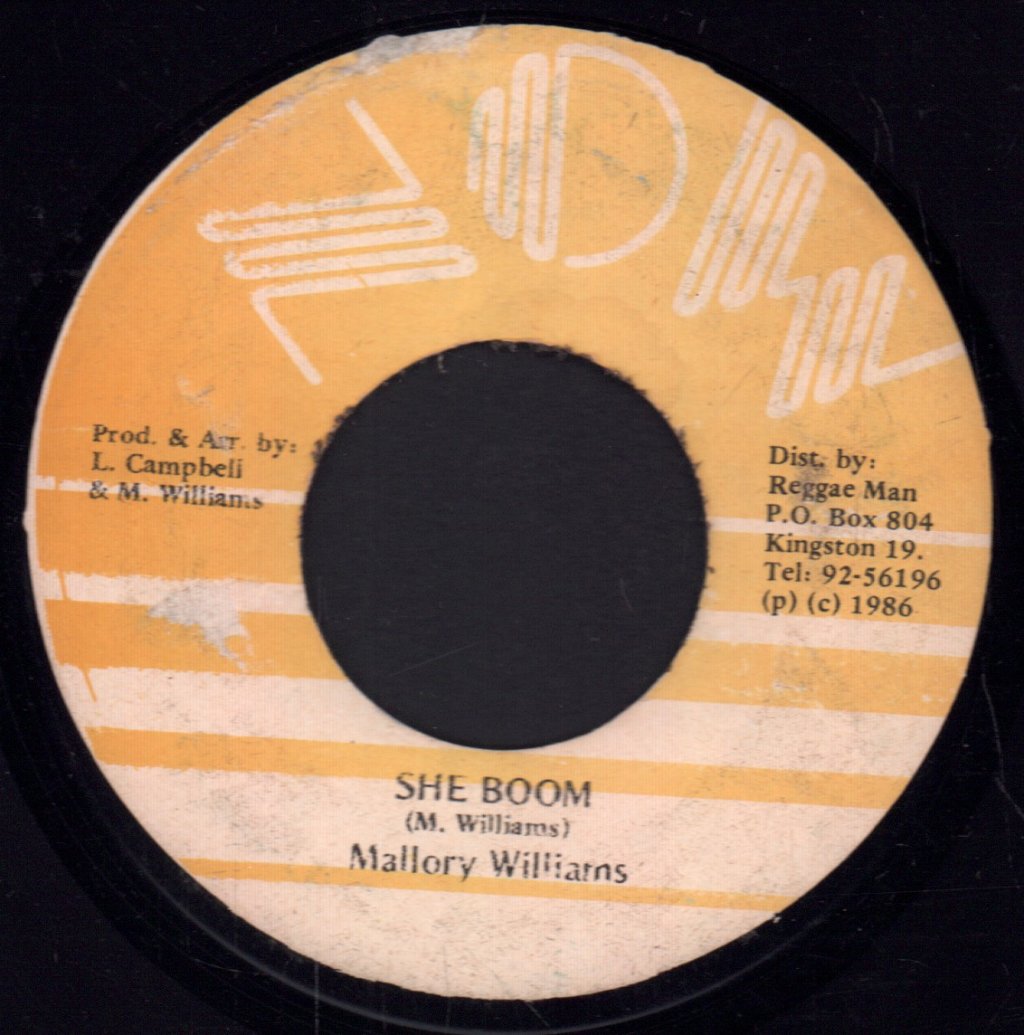 Mallory Williams - She Boom - 7 Inch