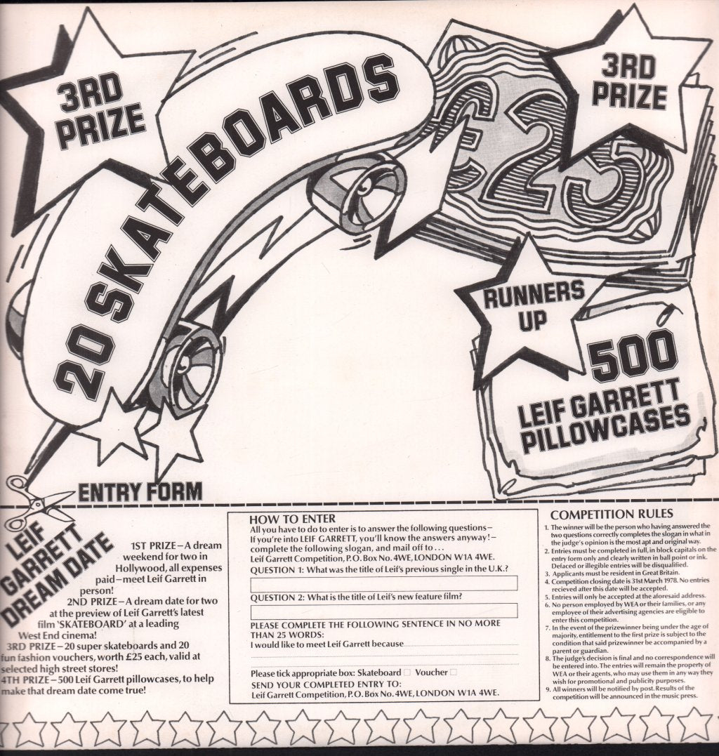 Leif Garrett - Runaround Sue - 12 Inch