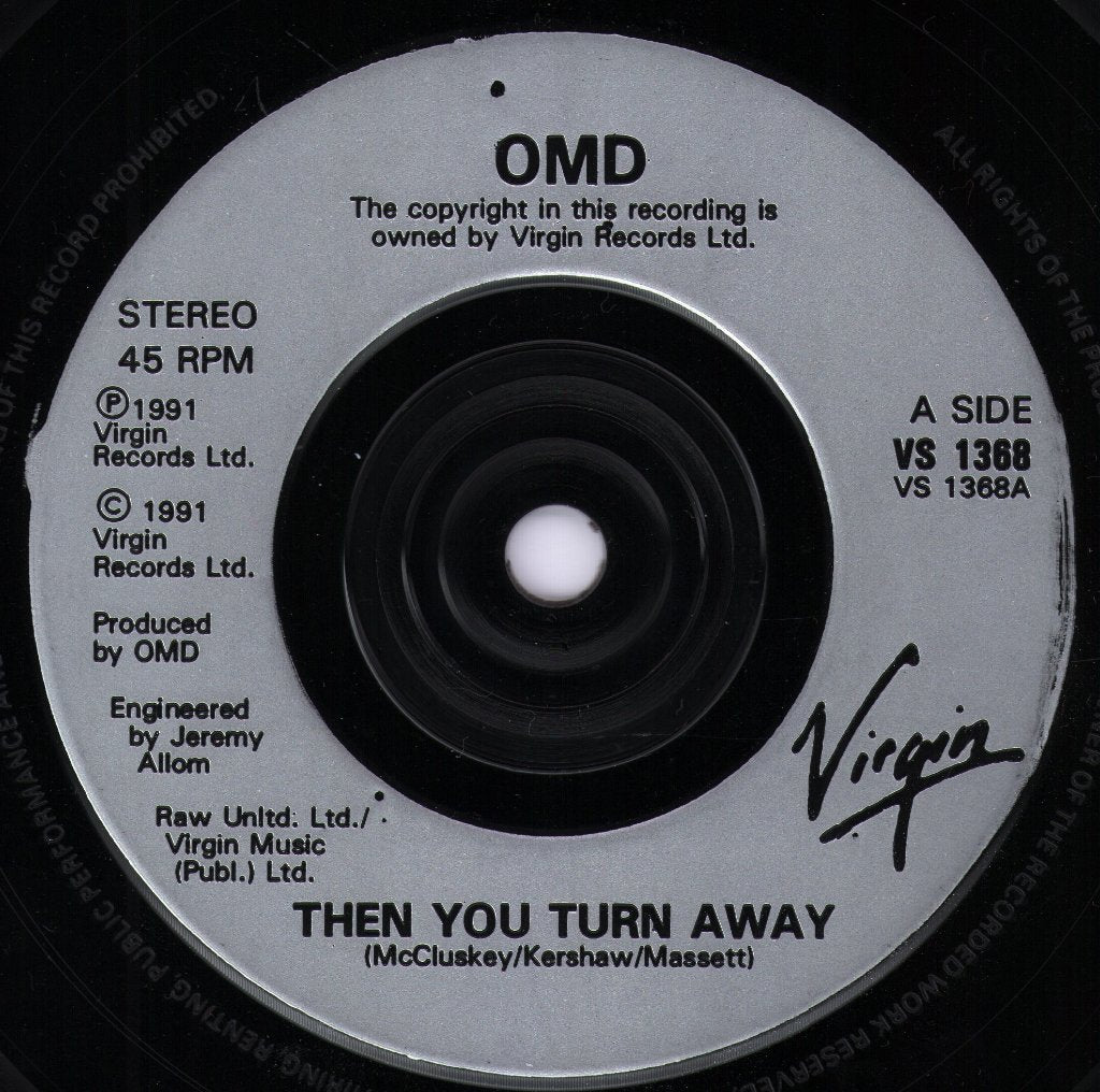 OMD - Then You Turn Away - 7 Inch