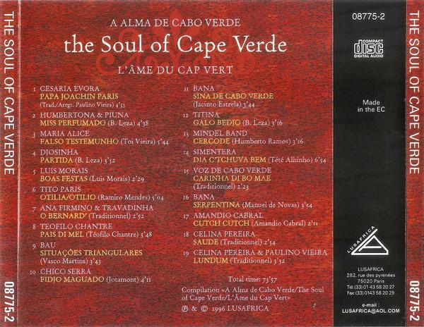 Various Artists - Soul Of Cape Verde - A Alma De Cabo Verde - L'Âme Du Cap Vert - Cd