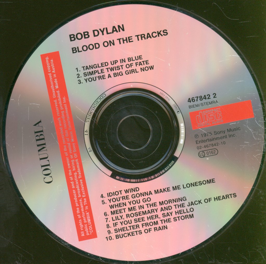 Bob Dylan - Blood On The Tracks - Cd