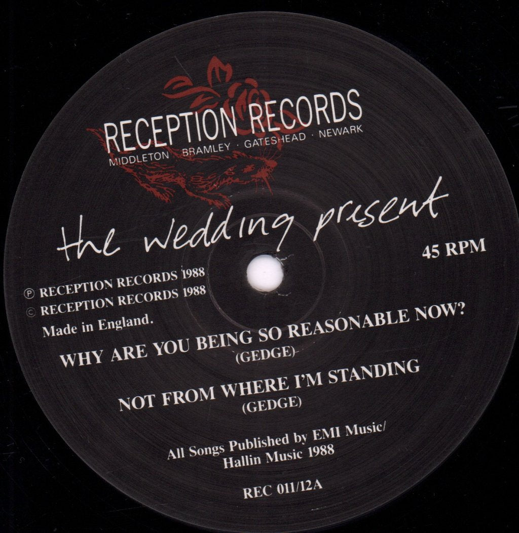 Wedding Present - Why Are You Being So Reasonable Now - 12 Inch