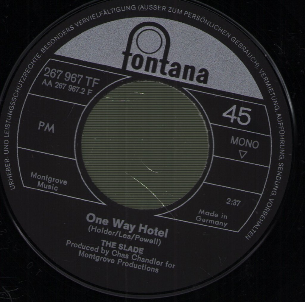 Slade - Wild Winds Are Blowing / One Way Hotel - 7 Inch