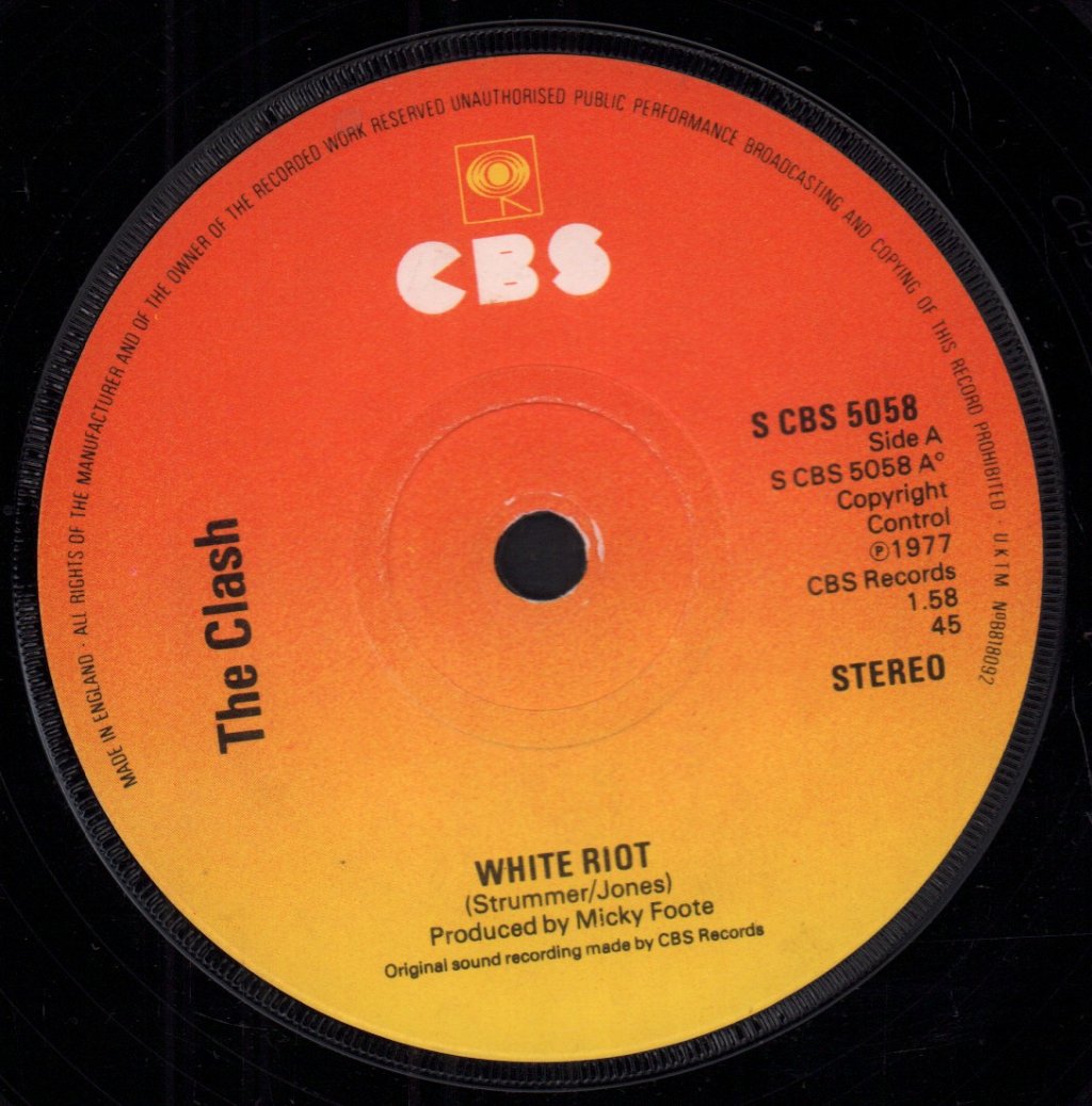 Clash - White Riot - 7 Inch