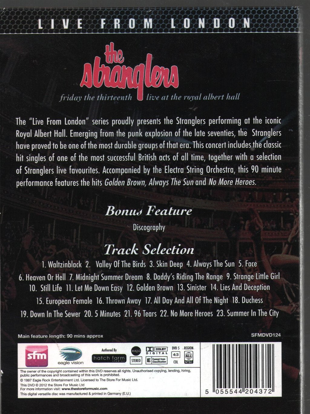 Stranglers - Friday The Thirteenth - Dvd