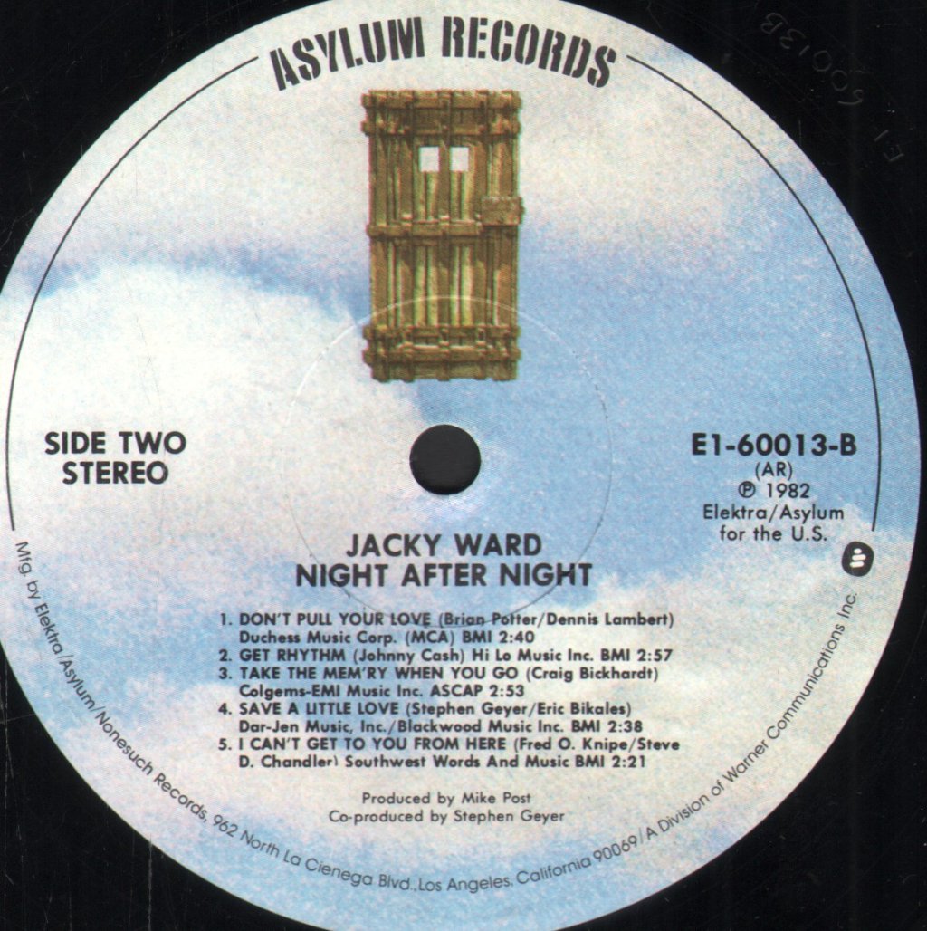 Jacky Ward - Night After Night - Lp