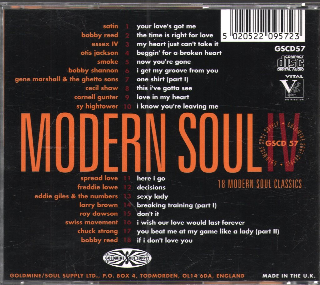 Various Artists - Modern Soul 4 - Cd