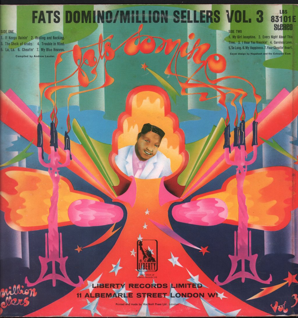 Fats Domino - Million Sellers Vol 3 - Lp