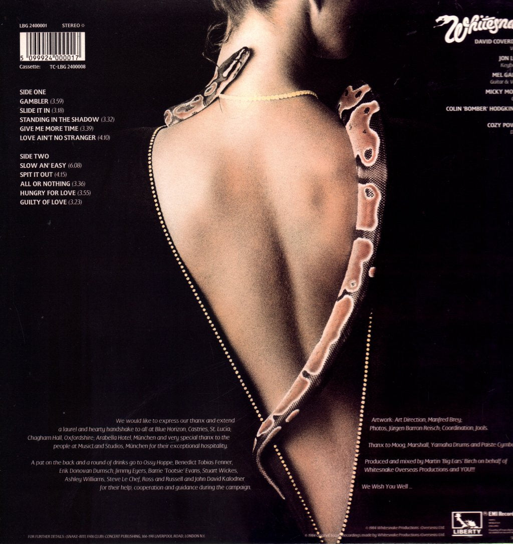 Whitesnake - Slide It In - Lp