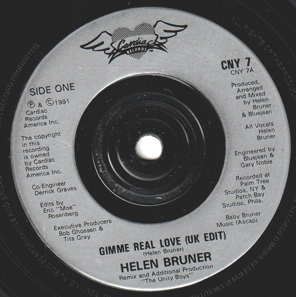 Helen Bruner - Gimme Real Love - 7 Inch