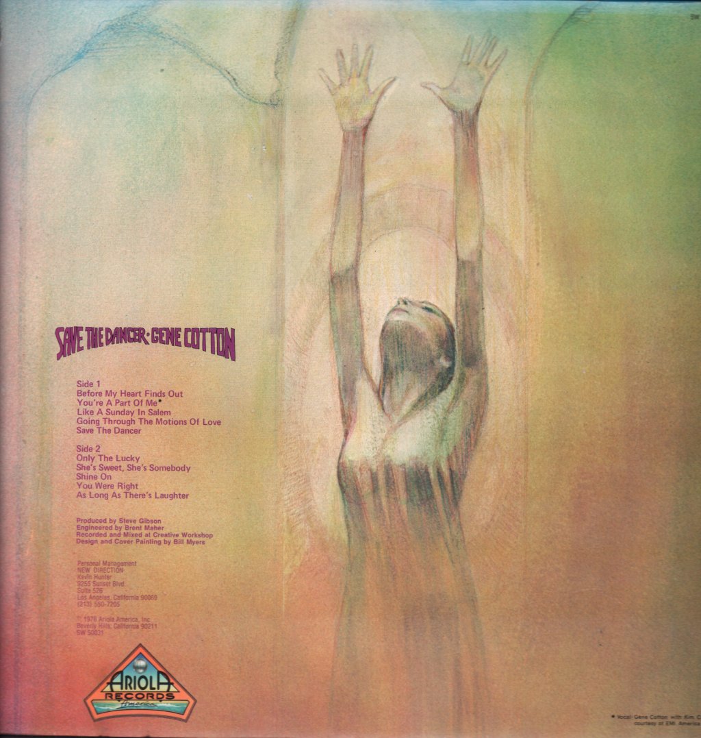 Gene Cotton - Save The Dancer - Lp