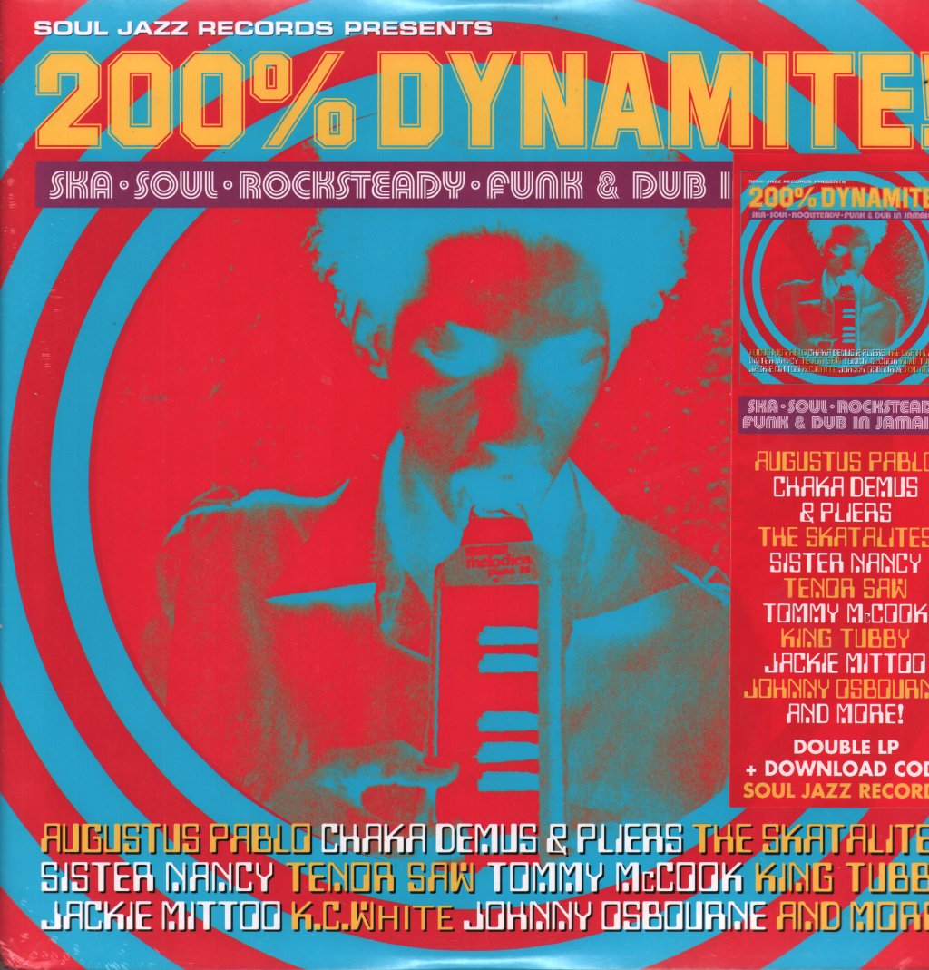 Various Artists - 200% Dynamite! Ska, Soul, Rocksteady, Funk & Dub In Jamaica - Lp