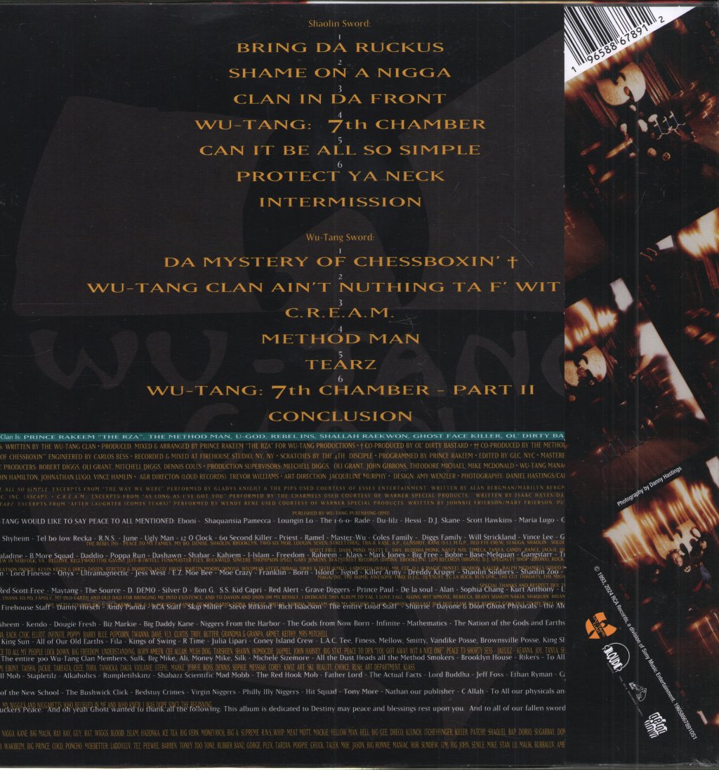 Wu-Tang Clan - Enter The Wu-Tang (36 Chambers) - Lp