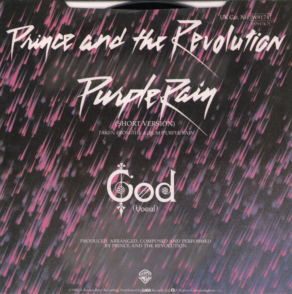 Prince - Purple Rain - 7 Inch