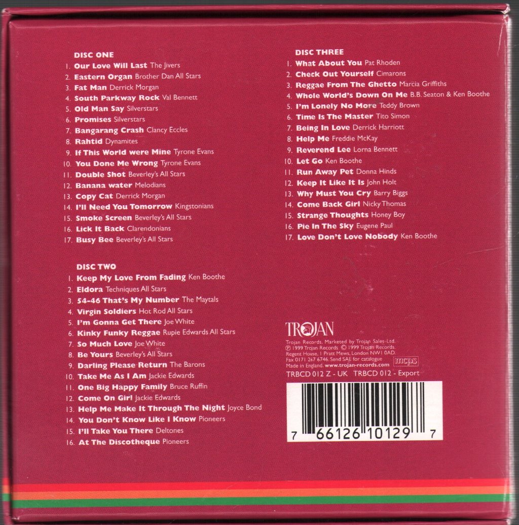 Various Artists - Trojan Singles Box Set - Cd Set
