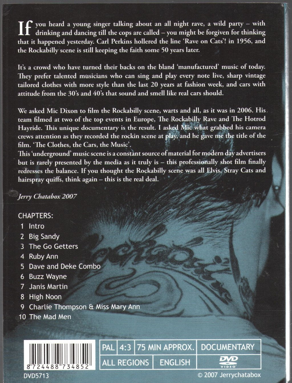 The Clothes, The Cars & The Music - A Mic Dixon Documentary About The Rockabilly Scene At Play - Dvd