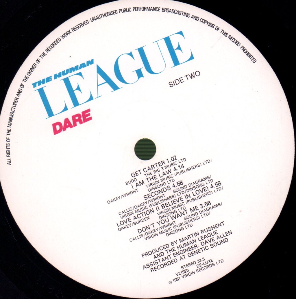 Human League - Dare - Lp