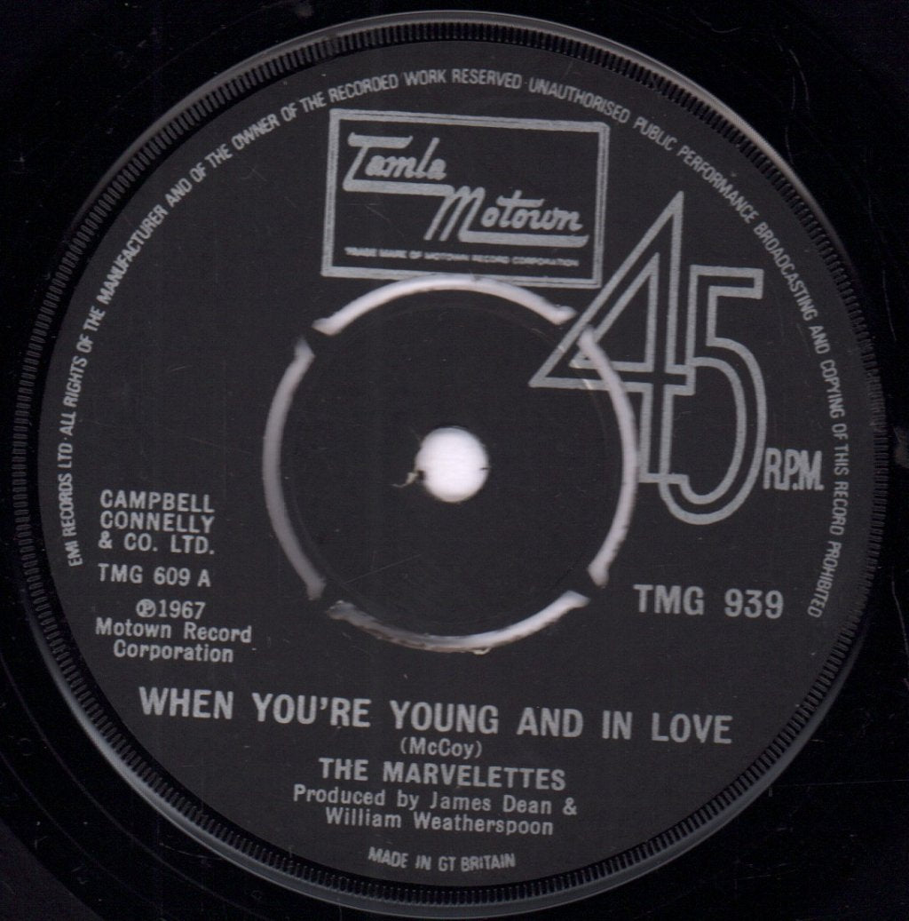 Marvelettes - When You're Young And In Love - 7 Inch