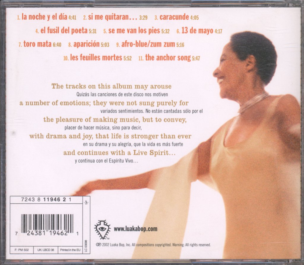 Susana Baca - Espíritu Vivo - Cd