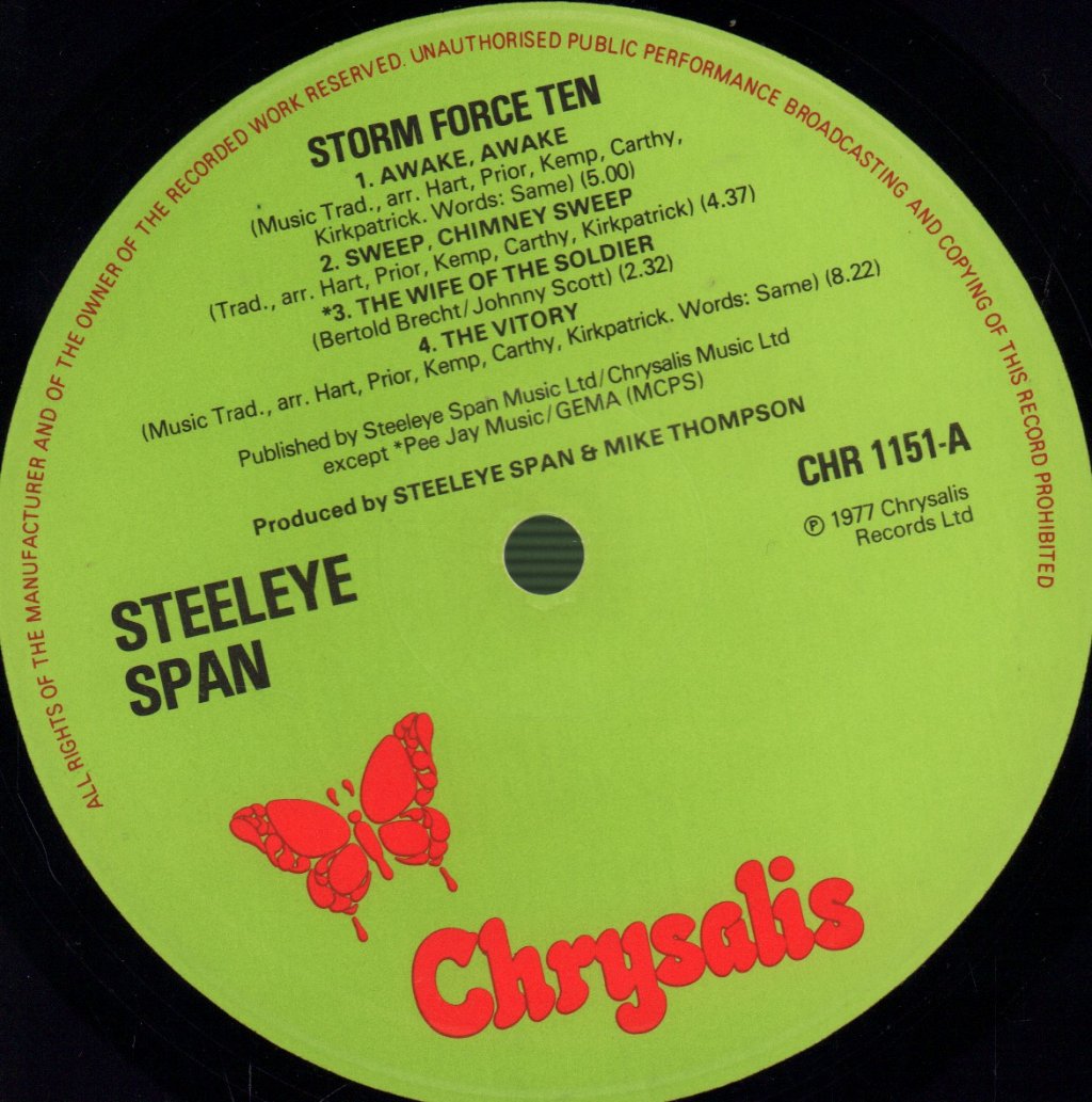 Steeleye Span - Storm Force Ten - Lp
