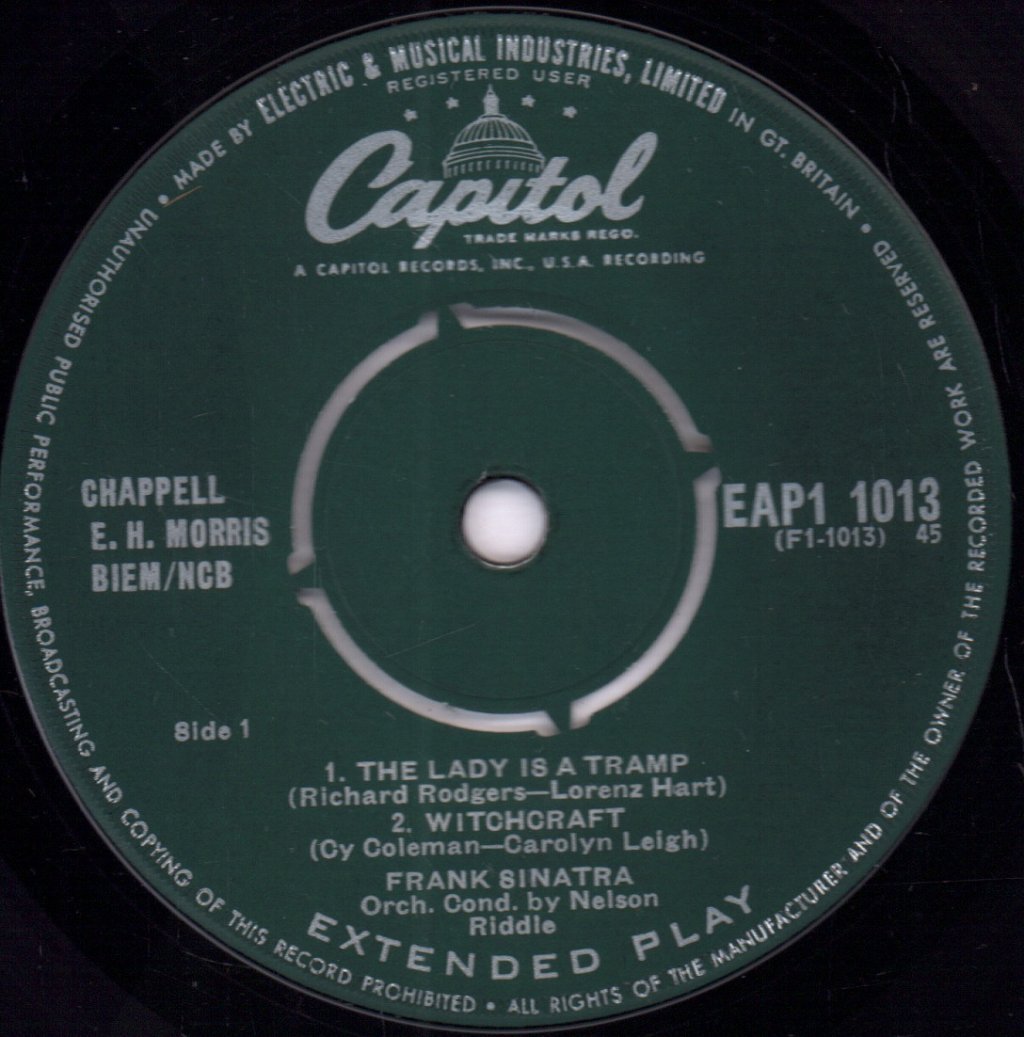 Frank Sinatra - Lady Is A Tramp - 7 Inch