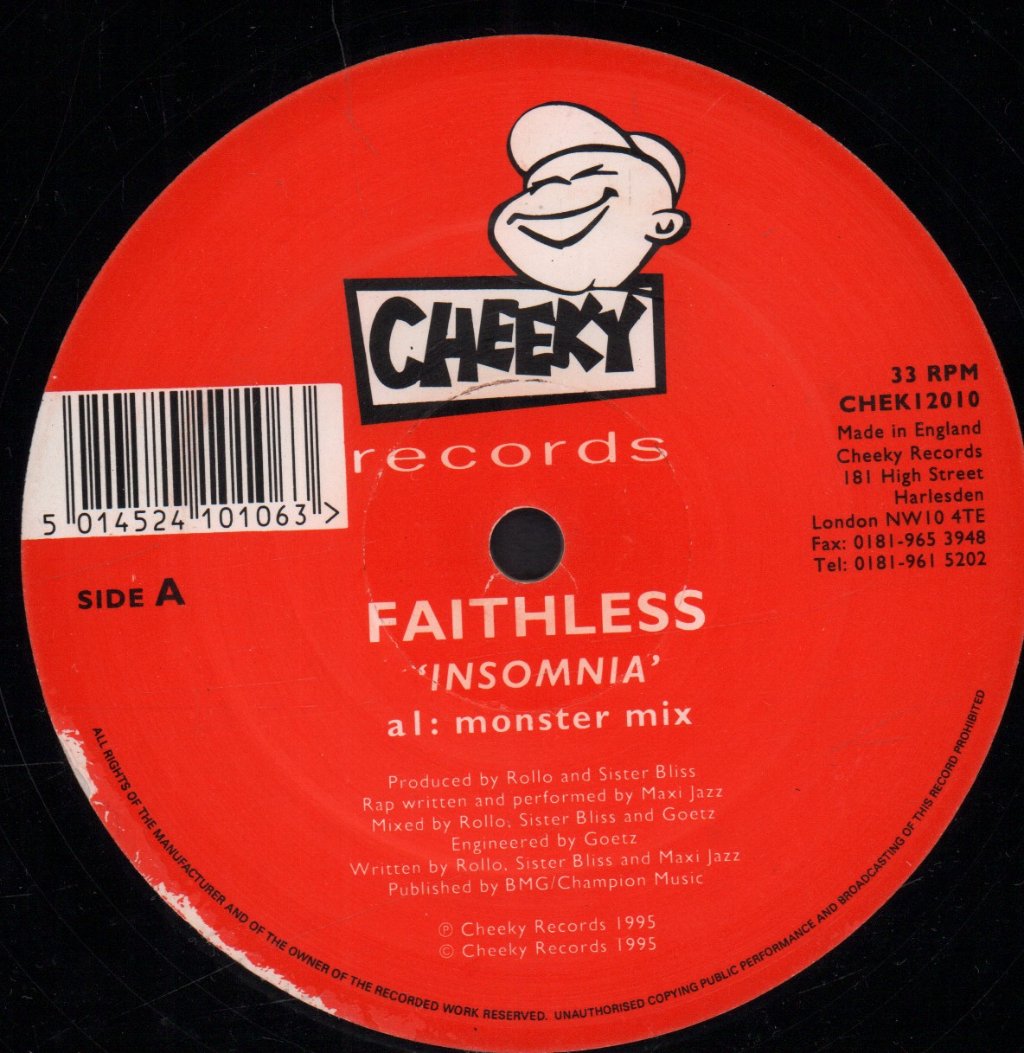 Faithless - Insomnia - 12 Inch