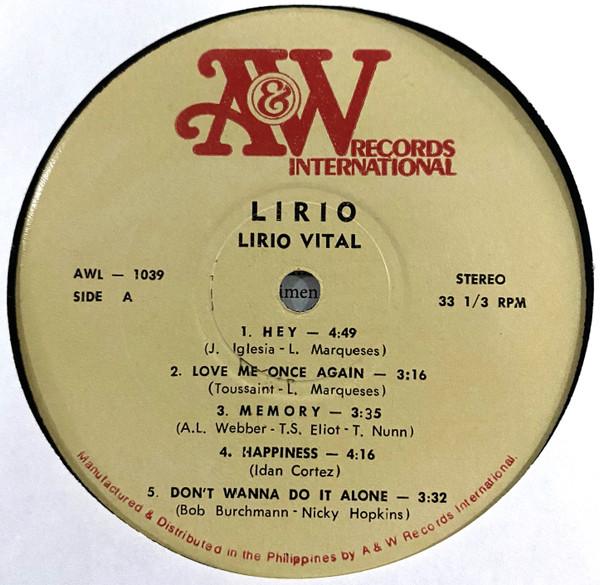 Lirio Vital - Lirio - Lp