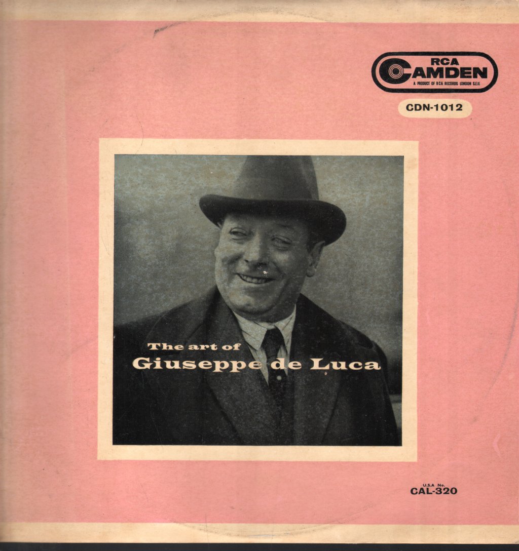 Giuseppe De Luca - Art Of Giuseppe De Luca - Lp
