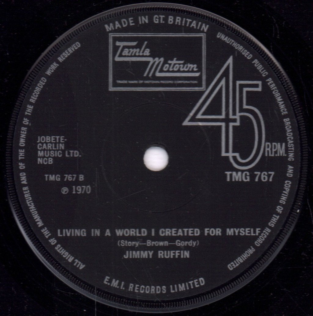 Jimmy Ruffin - Let's Say Goodbye Tomorrow - 7 Inch