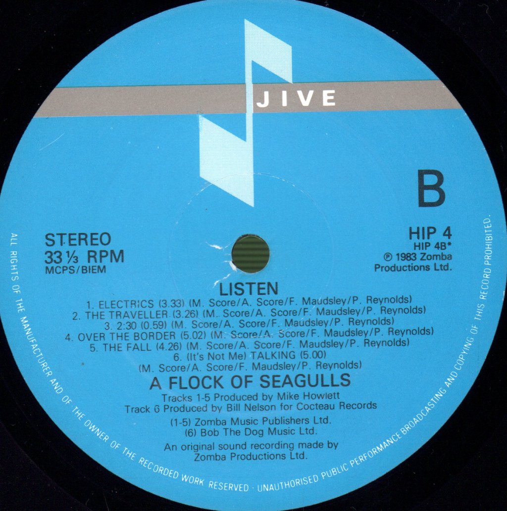 A Flock Of Seagulls - Listen - Lp