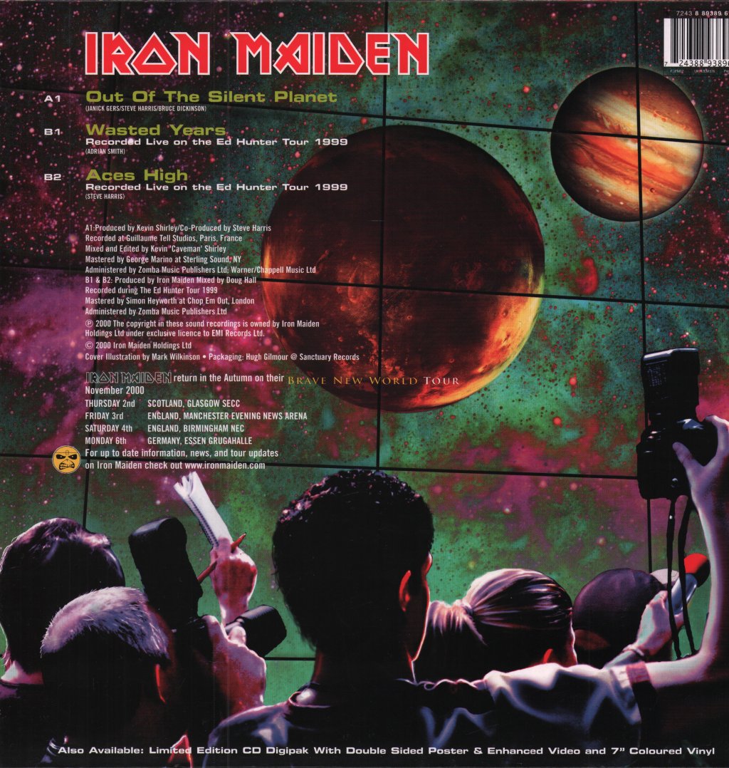 Iron Maiden - Out Of The Silent Planet - 12 Inch