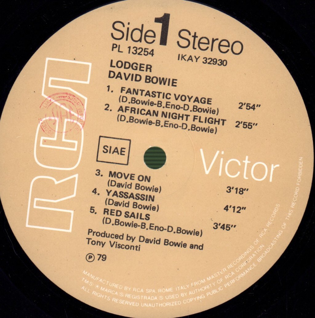 David Bowie - Lodger - Lp