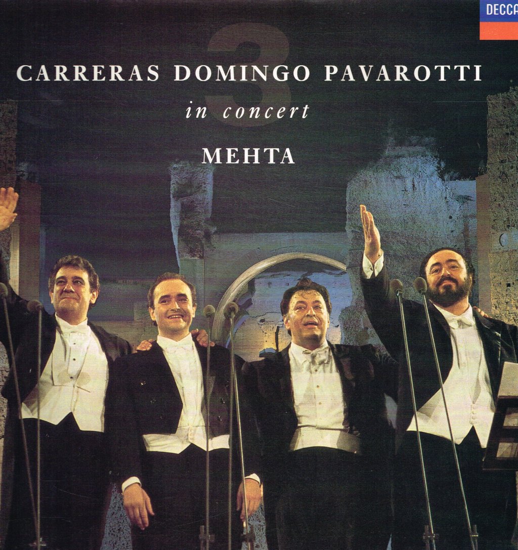 Carreras Domingo Pavarotti - In Concert - Lp