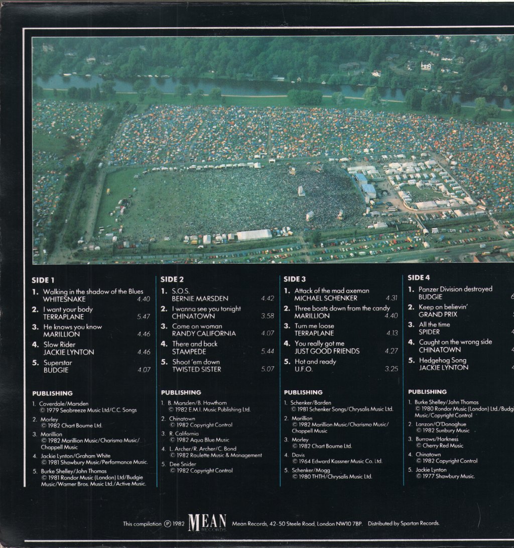 Various Artists - Reading Rock '82 - Double Lp