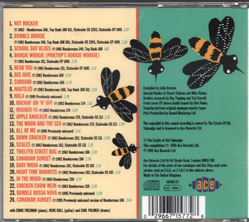 B. Bumble & The Stingers - Nut Rocker - Cd