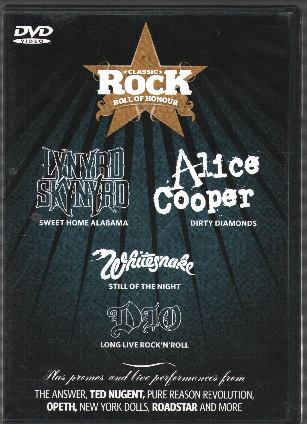 Various Artists - Classic Rock Roll Of Honour - Dvd