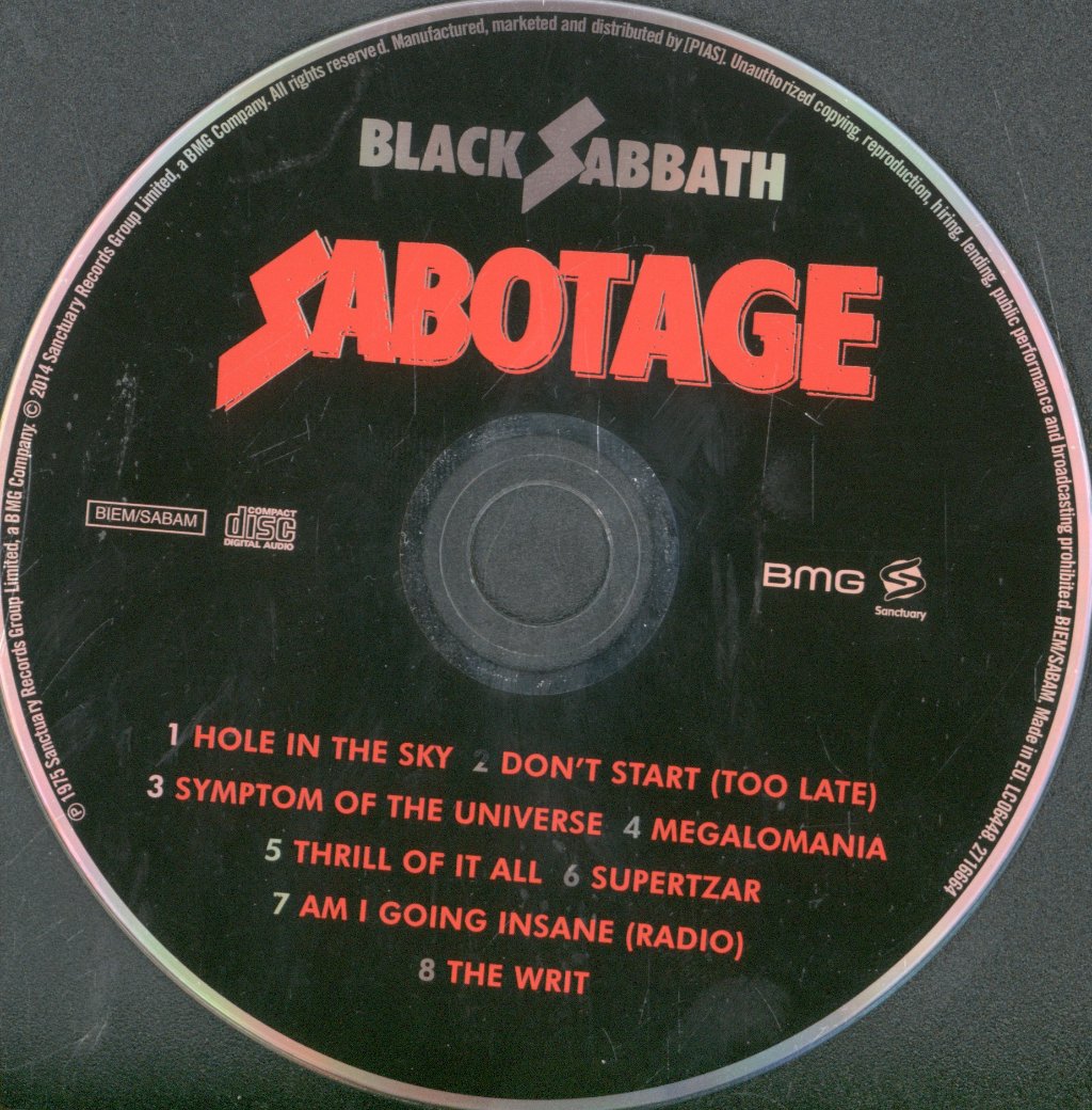 Black Sabbath - Sabotage - Cd