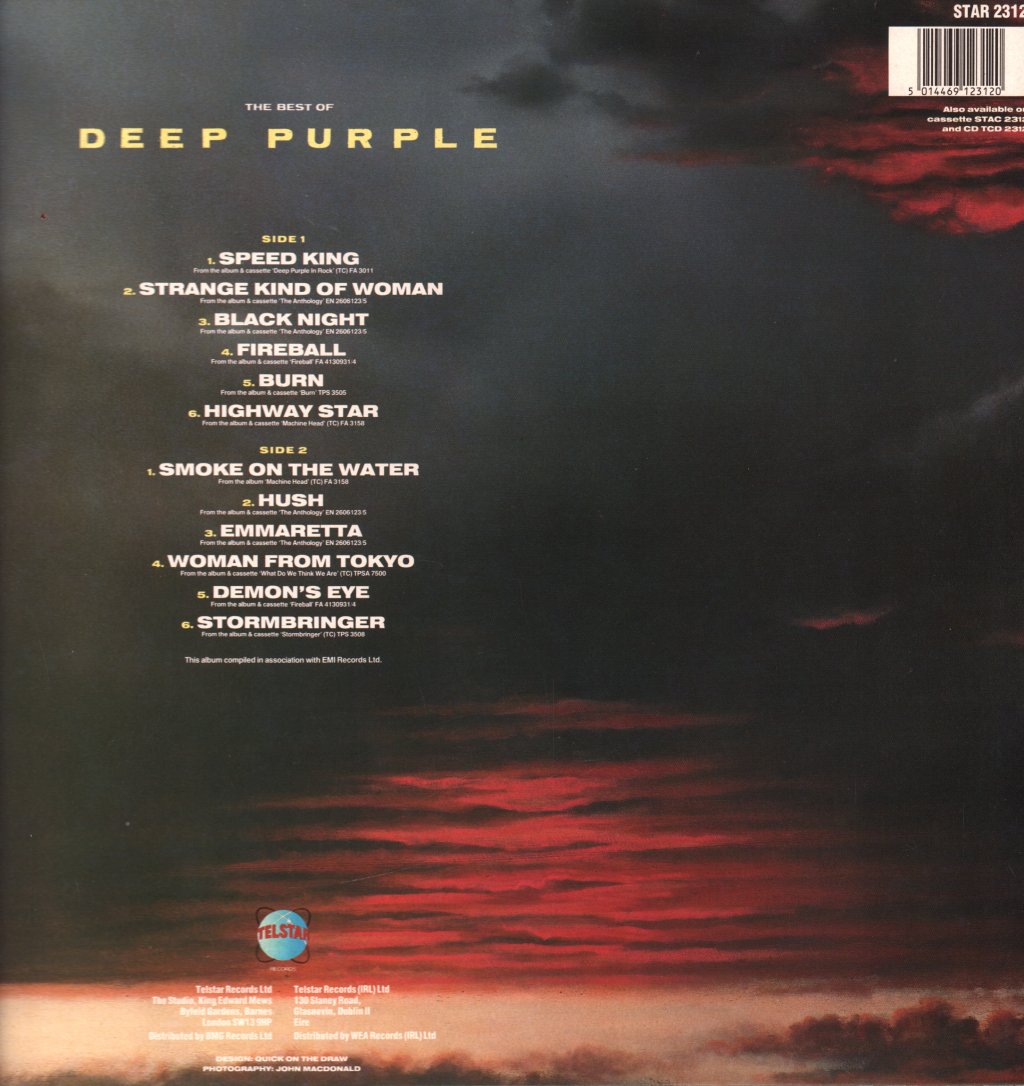Deep Purple - Best Of Deep Purple - Lp