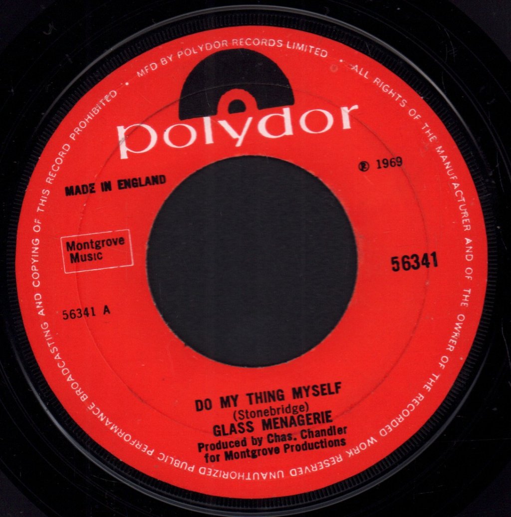 Glass Menagerie - Do My Thing Myself - 7 Inch