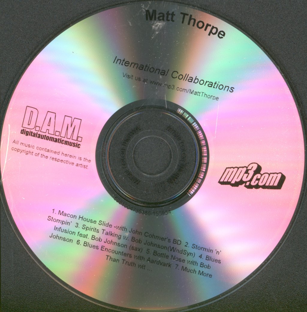 Matt Thorpe - International Collaborations - Cdr