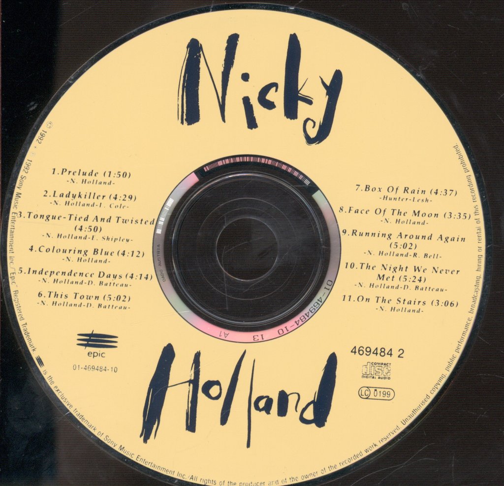 Nicky Holland - Nicky Holland - Cd