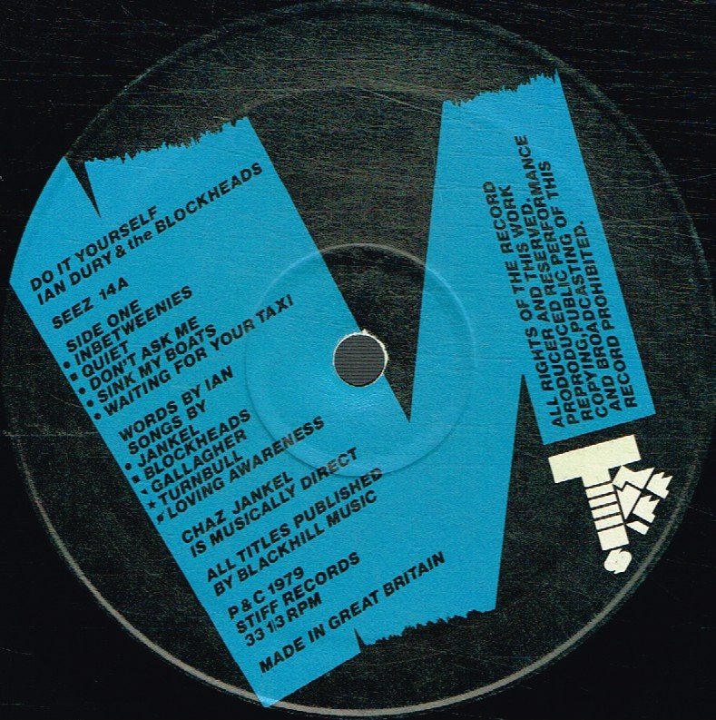 Ian Dury And The Blockheads - Do It Yourself - Lp
