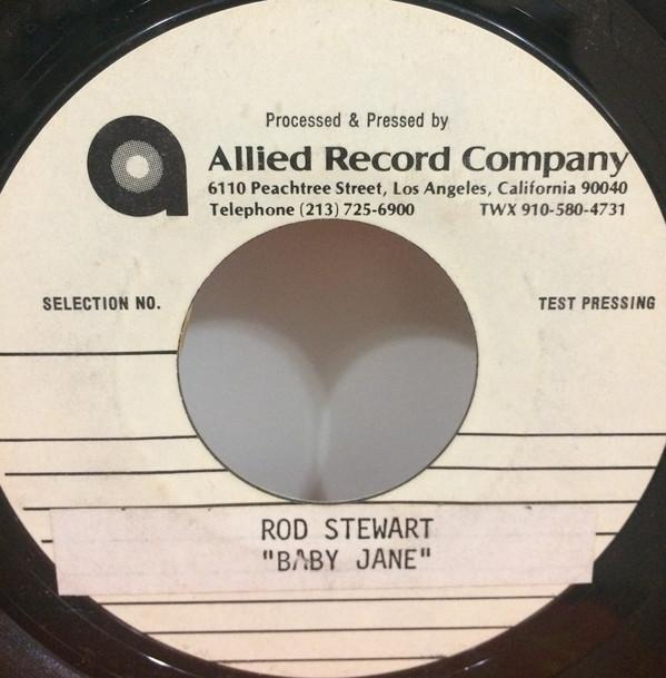 Rod Stewart - Baby Jane - 7 Inch