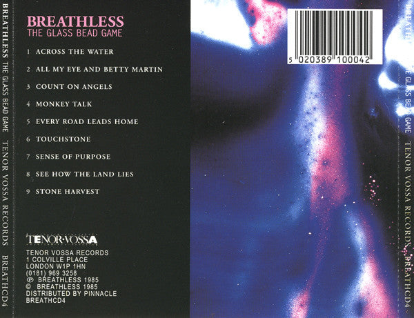 Breathless (Uk Group) - Glass Bead Game - Cd