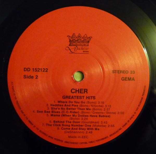 Cher - Greatest Hits - Lp