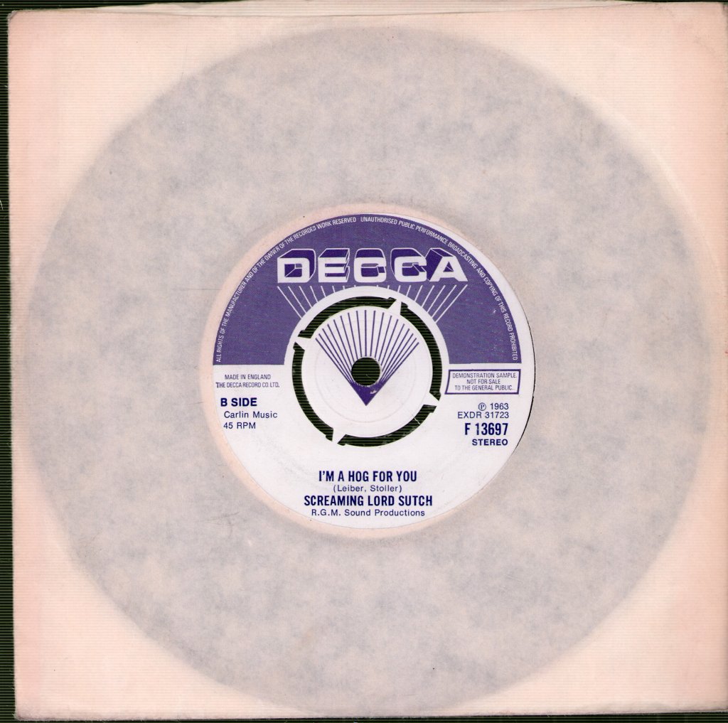 Screaming Lord Sutch - Jack The Ripper - 7 Inch
