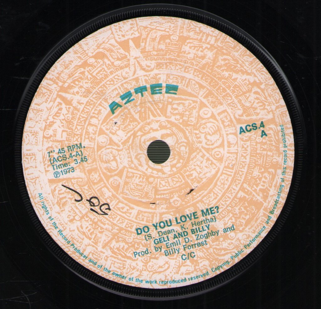 Geli And Billy - Do You Love Me - 7 Inch