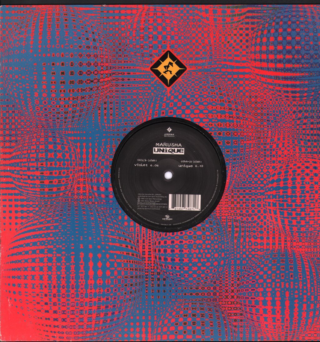 Marusha - Unique - 12 Inch