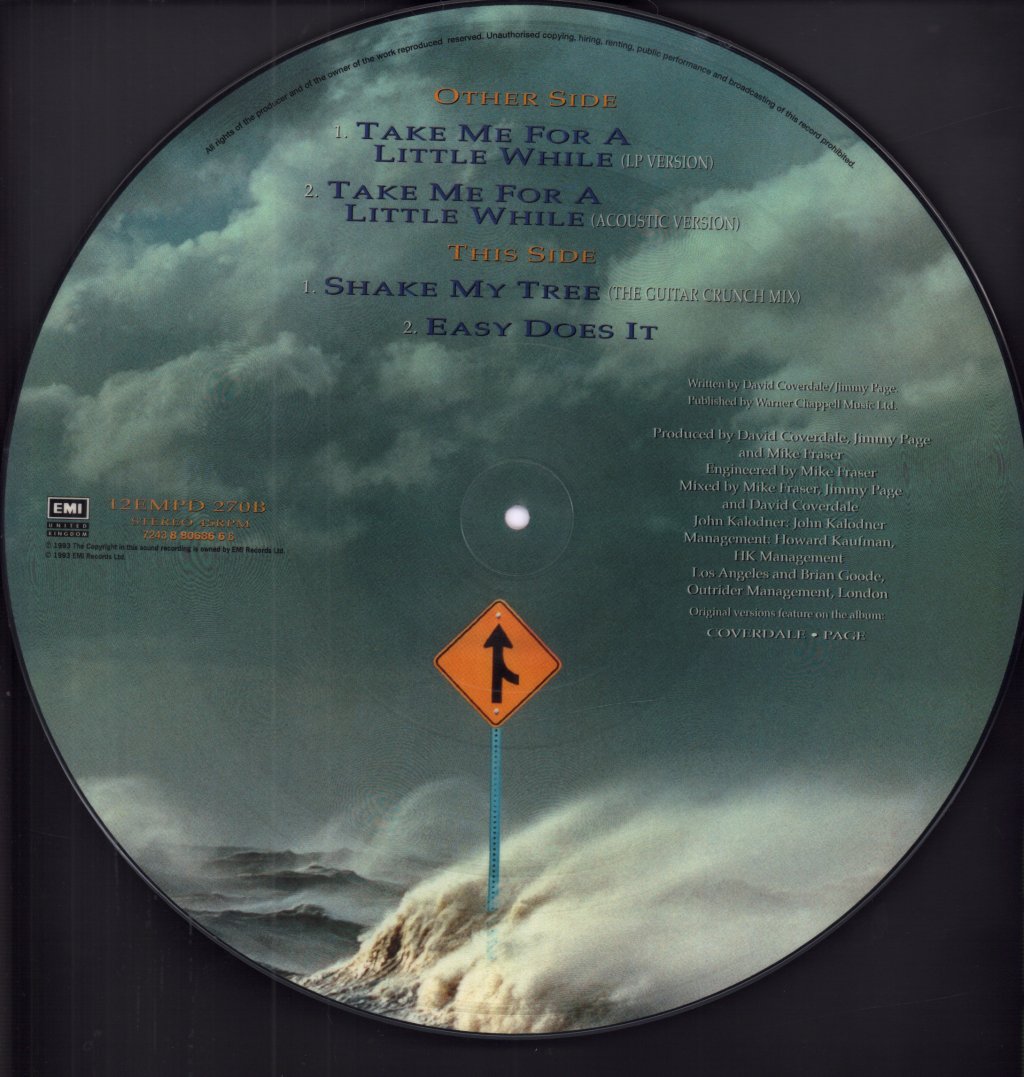 Coverdale Page - Take Me For A Little While - 12 Inch